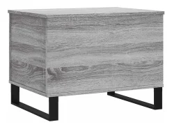 Clearance Mesa de centro | Mesa de apoio 60x44.5x45 cm derivados de madeira cinza sonoma Cinzento