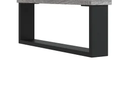 Clearance Mesa de centro | Mesa de apoio 60x44.5x45 cm derivados de madeira cinza sonoma Cinzento