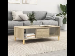 Mesa de centro | Mesa de apoio Carvalho sonoma 103.5x60x35 cm^ Mesa De Centro
