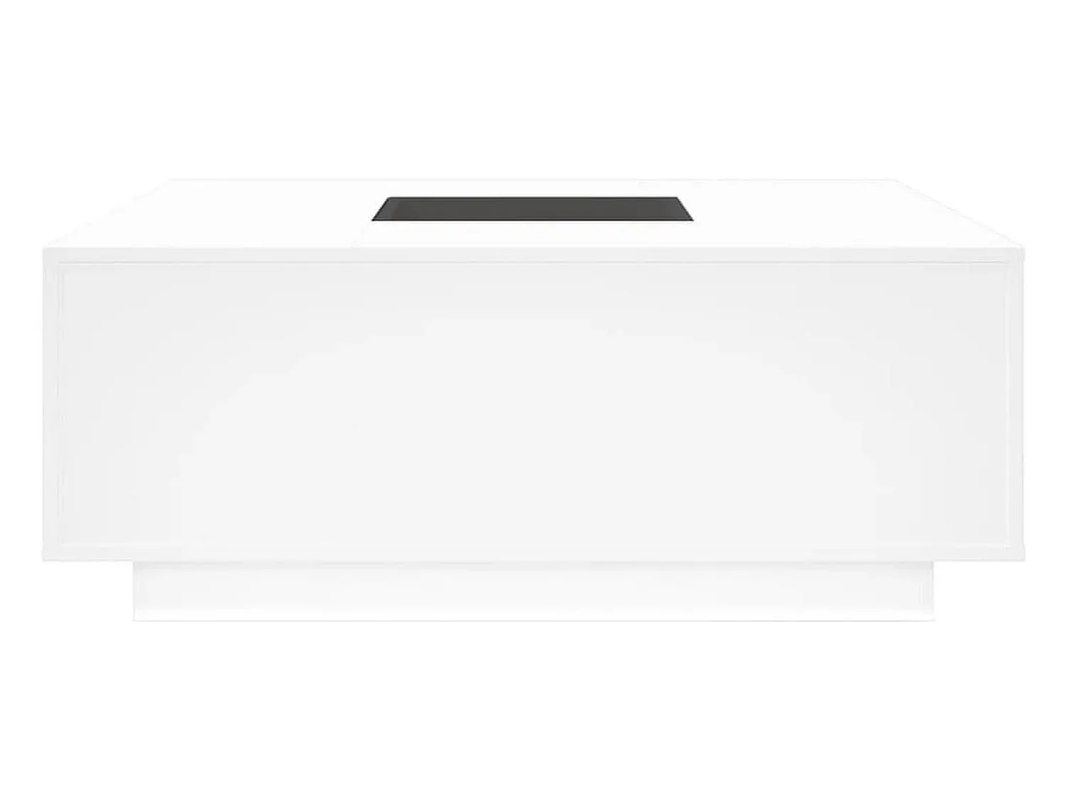 Discount Mesa de centro | Mesa de apoio luzes LED Infinity 100x100x40 cm Branco