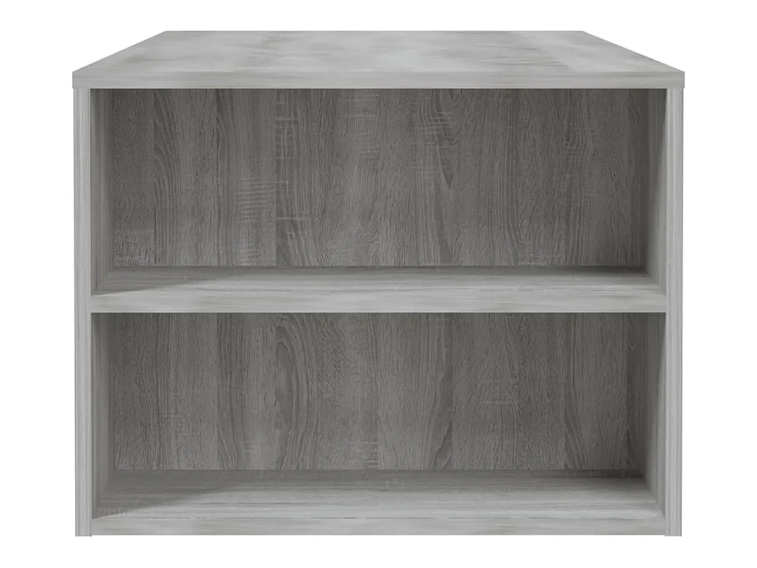 Mesa De Centro* Mesa de centro | Mesa de apoio 102x55x42 cm madeira processada sonoma Cinzento