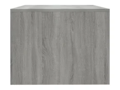 Mesa De Centro* Mesa de centro | Mesa de apoio 102x55x42 cm madeira processada sonoma Cinzento