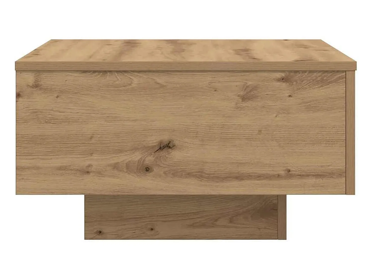 Mesa de centro | Mesa de apoio carvalho artisiano 55x55x31 cm^ Mesa De Centro