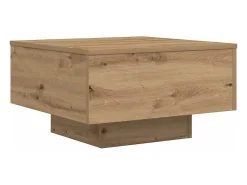 Mesa de centro | Mesa de apoio carvalho artisiano 55x55x31 cm^ Mesa De Centro