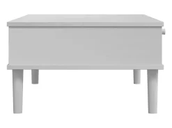 Best Mesa de centro | Mesa de apoio SENJA 100x55x33 cm pinho maciço Branco