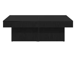 Mesa De Centro| Mesa de centro | Mesa de apoio Carvalho 90x90x28 cm Preto