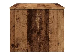 Mesa De Centro| Mesa de centro | Mesa de apoio 80x50.5x41.5 cm derivados madeira madeira velha Castanho