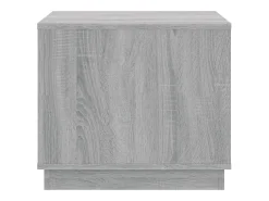 Hot Mesa de centro | Mesa de apoio 51x50x44 cm derivados de madeira sonoma Cinzento