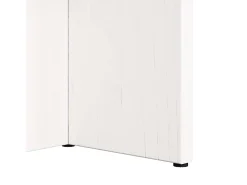 Mesa De Centro| Mesa de centro | Mesa de apoio 80x39.5x35 cm Madeira de pinho maciça Branco