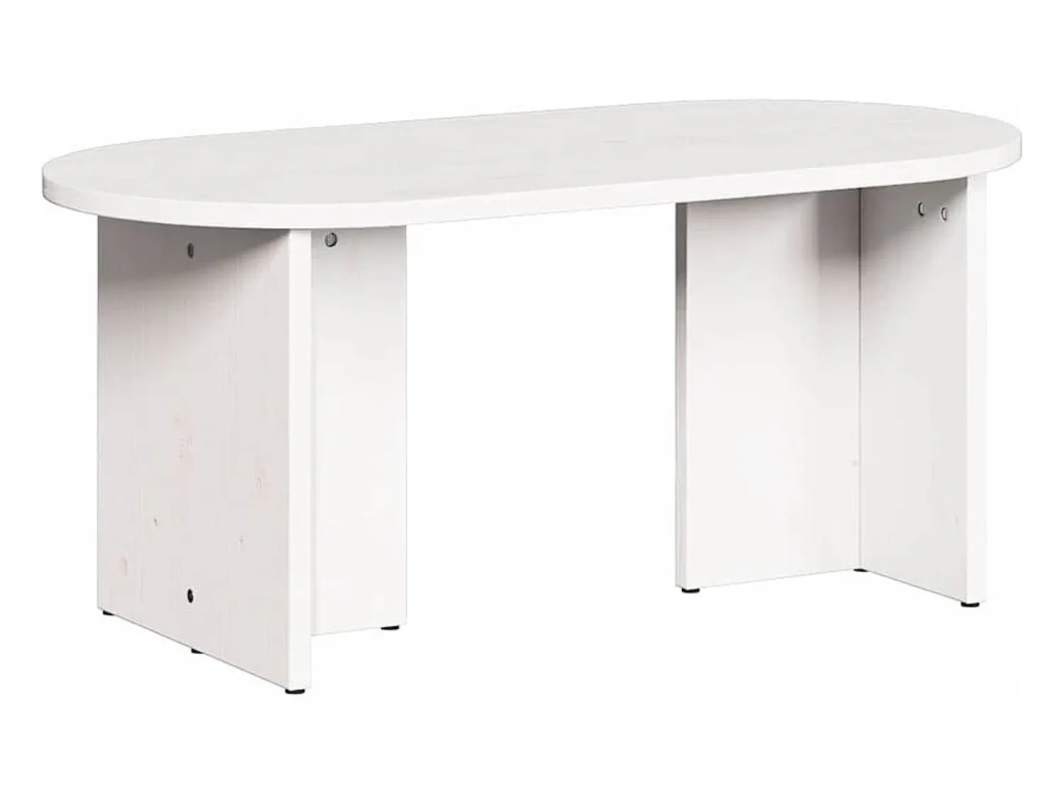 Mesa De Centro| Mesa de centro | Mesa de apoio 80x39.5x35 cm Madeira de pinho maciça Branco