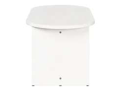 Mesa De Centro| Mesa de centro | Mesa de apoio 80x39.5x35 cm Madeira de pinho maciça Branco