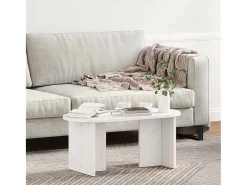 Mesa De Centro| Mesa de centro | Mesa de apoio 80x39.5x35 cm Madeira de pinho maciça Branco