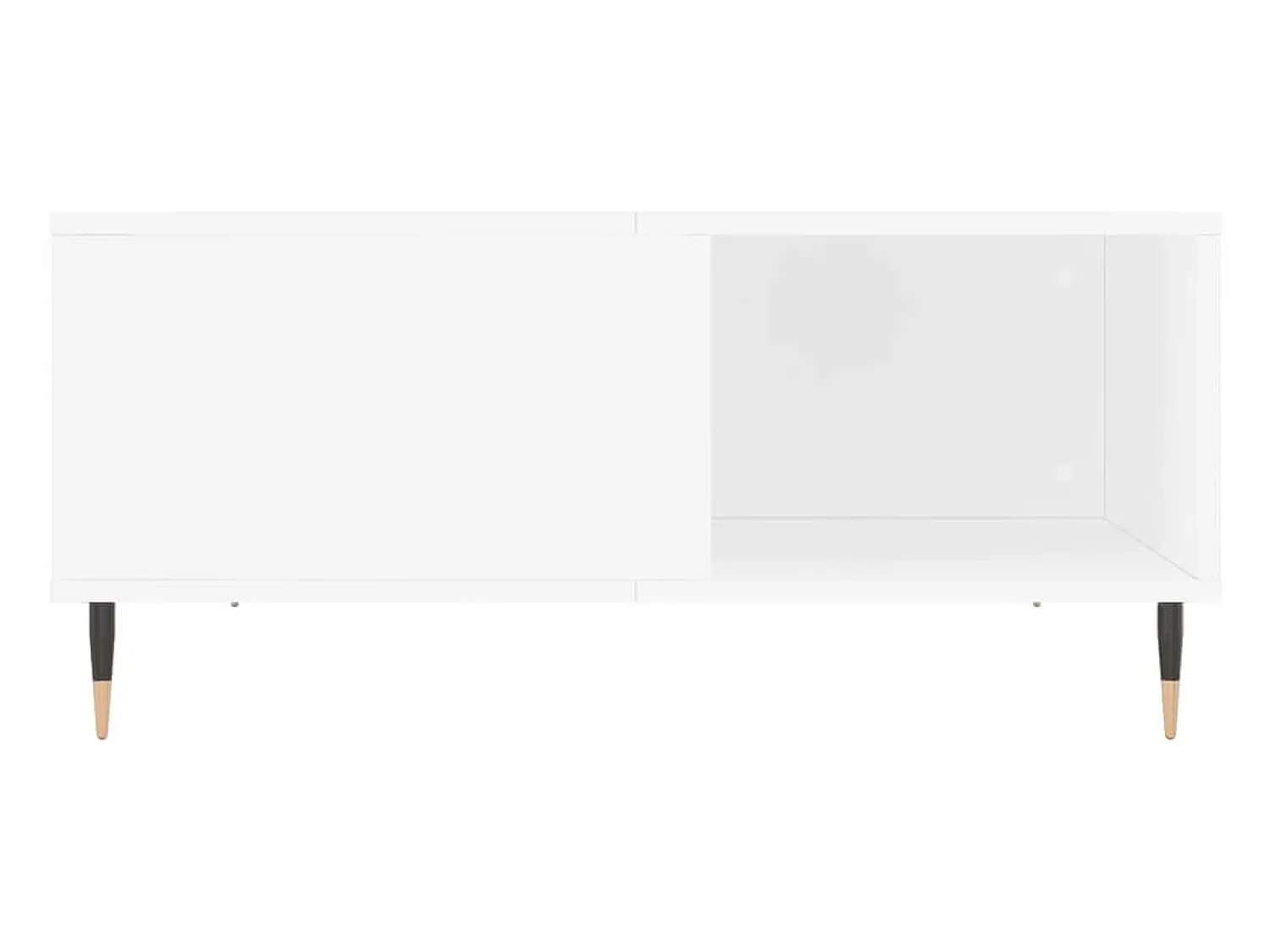 Online Mesa de centro | Mesa de apoio 80x80x36.5 cm derivados de madeira Branco