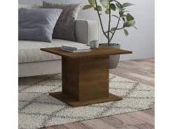 Mesa De Centro| Mesa de centro | Mesa de apoio derivados de madeira carvalho Castanho