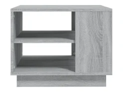 Outlet Mesa de centro | Mesa de apoio 55x55x43 cm derivados de madeira cinza sonoma Cinzento