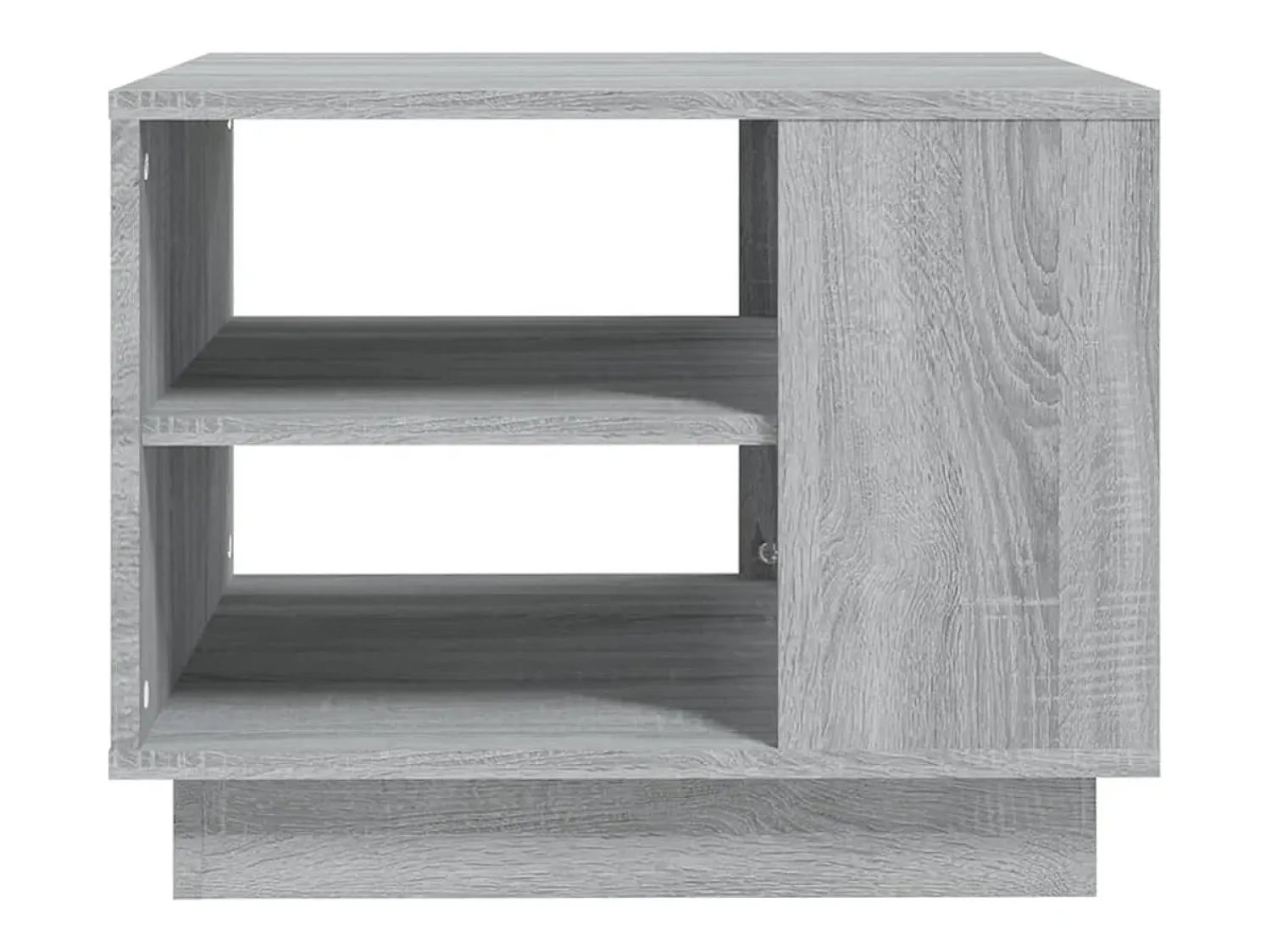Outlet Mesa de centro | Mesa de apoio 55x55x43 cm derivados de madeira cinza sonoma Cinzento