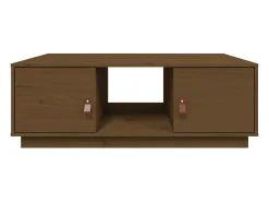 Mesa de centro | Mesa de apoio 100x50x35 cm pinho maciço mel^ Mesa De Centro