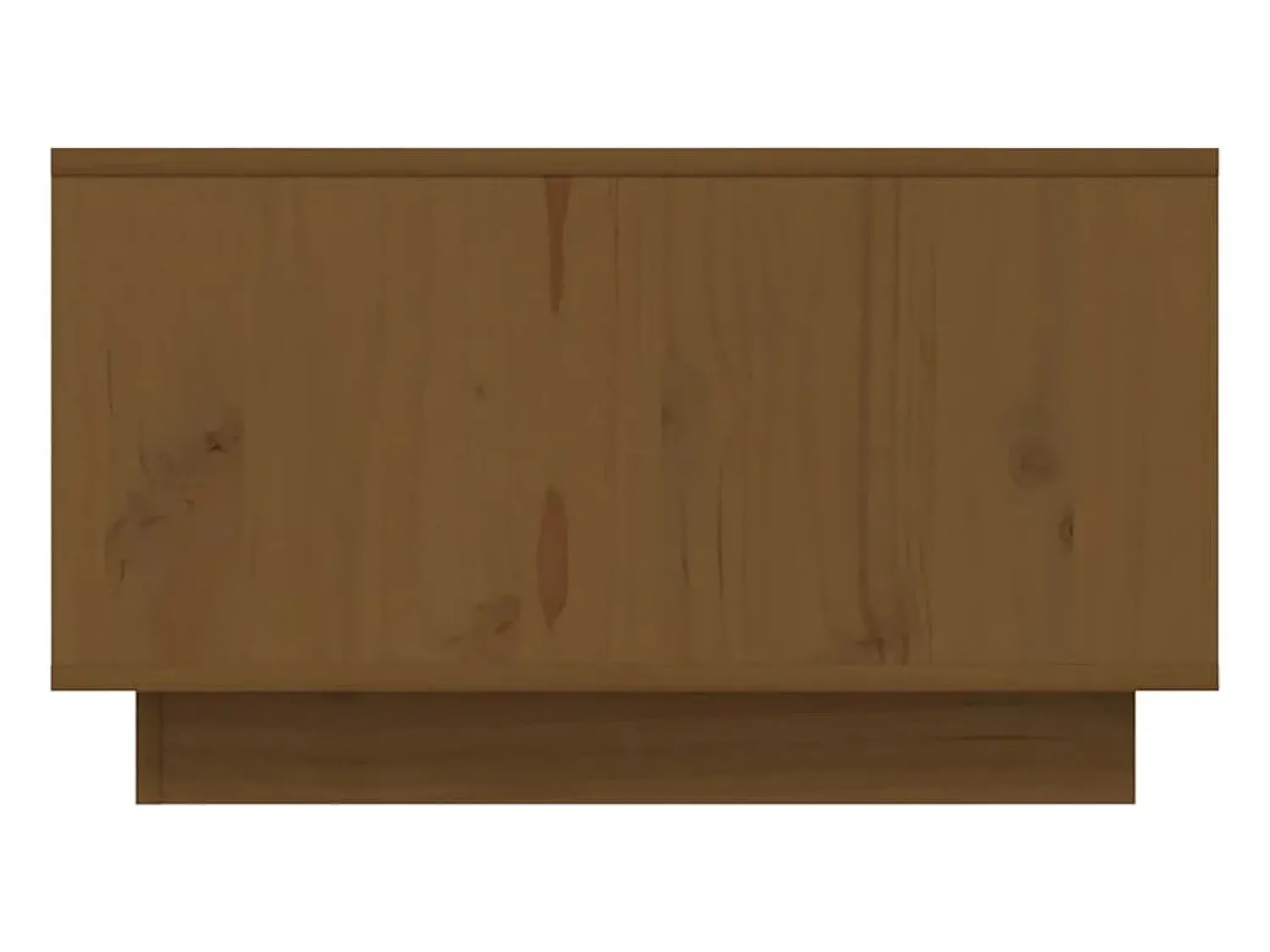 Mesa De Centro| Mesa de centro | Mesa de apoio 55x56x32 cm pinho maciço mel Castanho