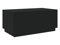 Mesa de centro | Mesa de apoio com luzes LED 90x50x40 cm^ Mesa De Centro
