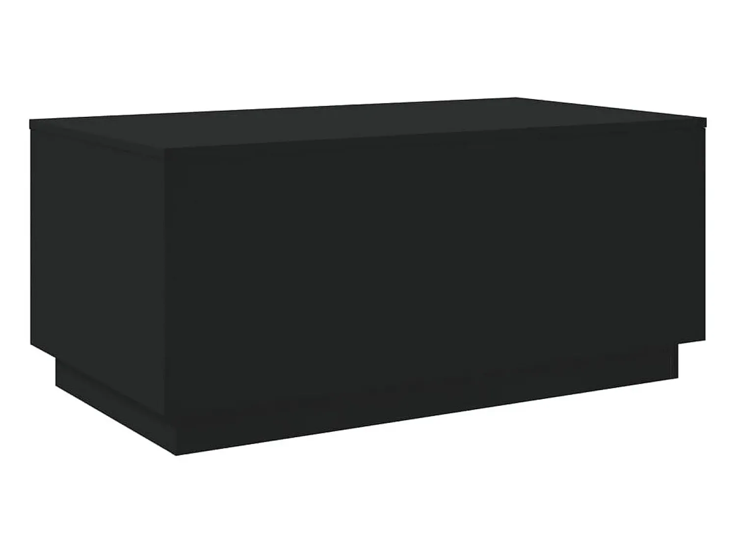 Mesa de centro | Mesa de apoio com luzes LED 90x50x40 cm^ Mesa De Centro