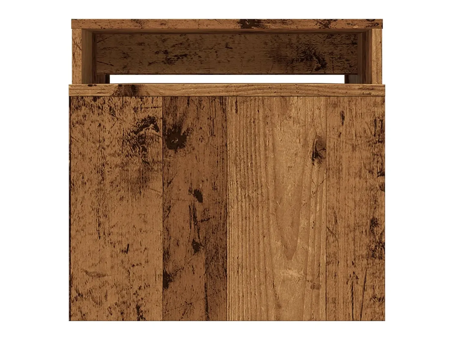 Mesa De Centro* Mesa de centro | Mesa de apoio | Mesa de café 100x48x40 cm derivados de madeira madeira velha Castanho