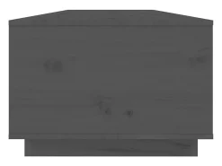 Online Mesa de centro | Mesa de apoio 100x50x35 cm pinho maciço cinza Cinzento