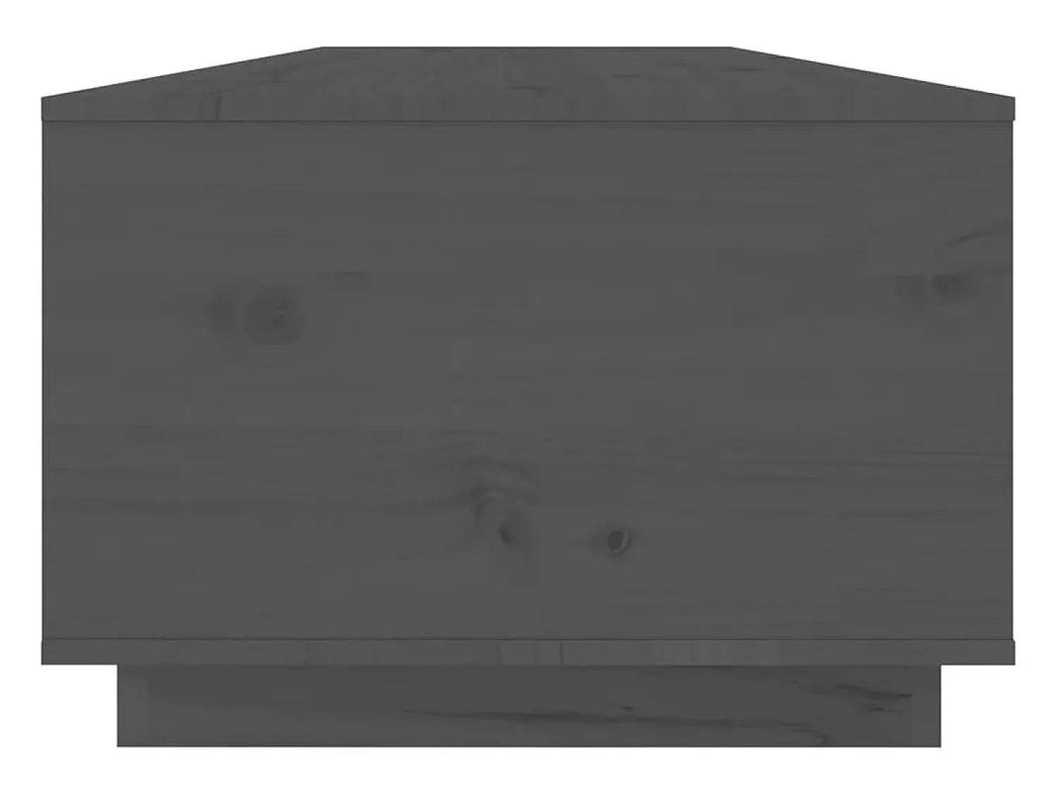 Online Mesa de centro | Mesa de apoio 100x50x35 cm pinho maciço cinza Cinzento