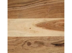 Mesa De Centro* Mesa de centro | Mesa de apoio | Mesa de café 70x50x38 cm madeira de acácia maciça Castanho