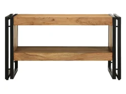 Mesa De Centro* Mesa de centro | Mesa de apoio | Mesa de café 70x50x38 cm madeira de acácia maciça Castanho