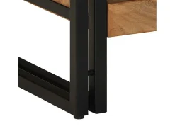 Mesa De Centro* Mesa de centro | Mesa de apoio | Mesa de café 70x50x38 cm madeira de acácia maciça Castanho