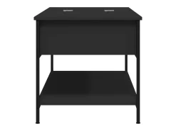 Discount Mesa de centro | Mesa de apoio 100x50x50 cm derivados de madeira/metal Preto