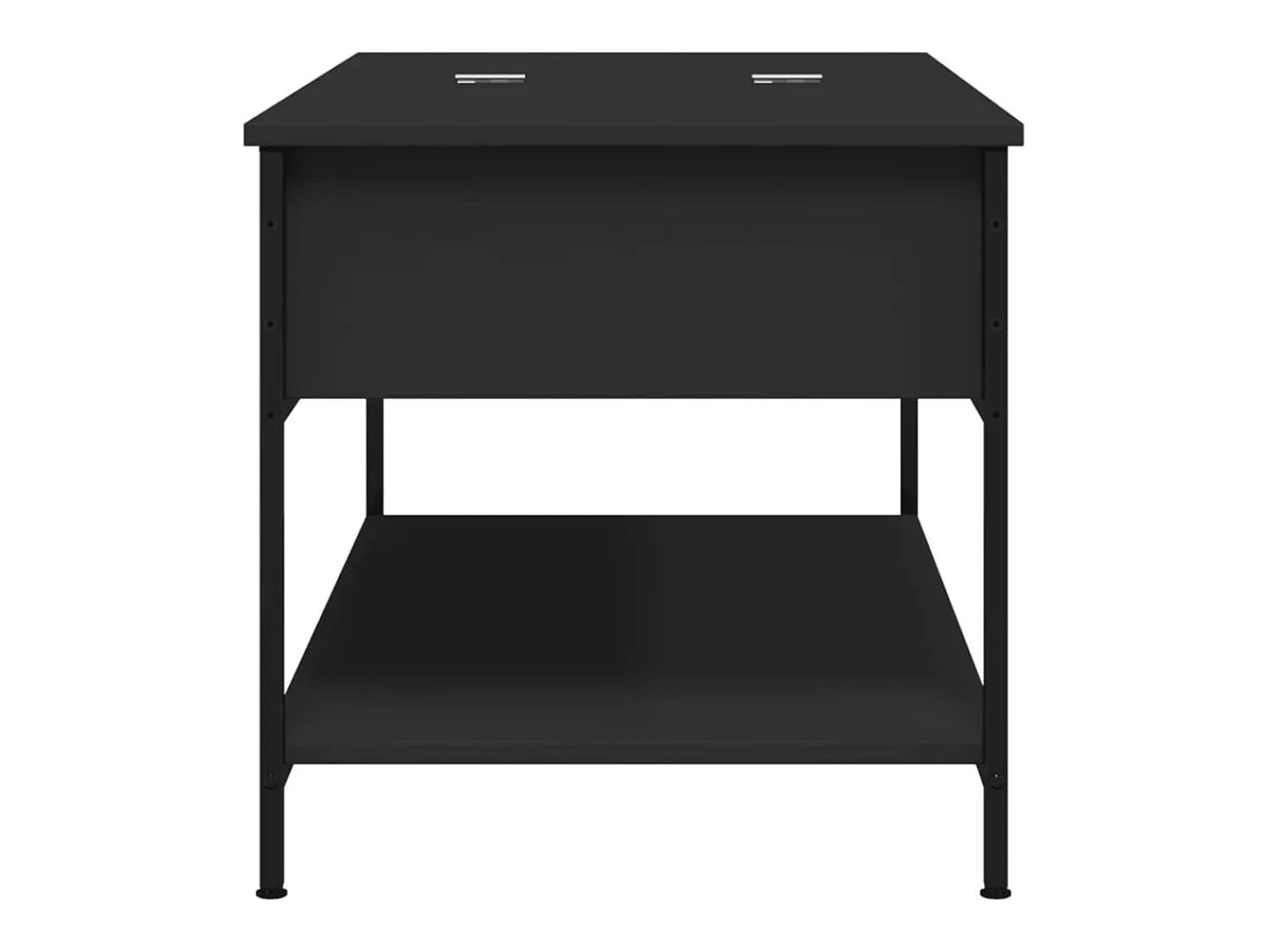 Discount Mesa de centro | Mesa de apoio 100x50x50 cm derivados de madeira/metal Preto