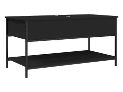 Discount Mesa de centro | Mesa de apoio 100x50x50 cm derivados de madeira/metal Preto