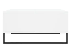 Mesa De Centro* Mesa de centro | Mesa de apoio 60x60x30 cm derivados de madeira Branco