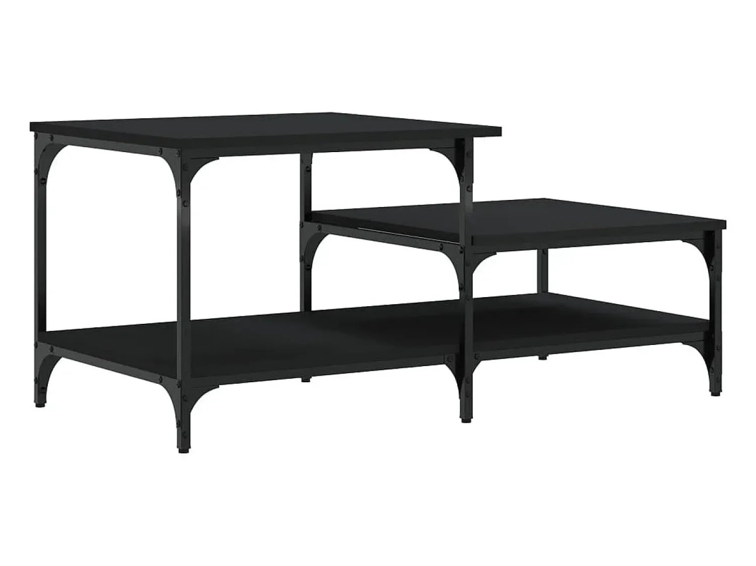 Mesa de centro | Mesa de apoio 100x50.5x45 cm derivados de madeira^ Mesa De Centro