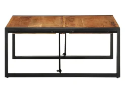 Mesa de centro | Mesa de apoio | Mesa de café 80x80x35 cm madeira de acácia maciça^ Mesa De Centro