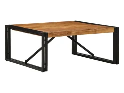 Mesa de centro | Mesa de apoio | Mesa de café 80x80x35 cm madeira de acácia maciça^ Mesa De Centro