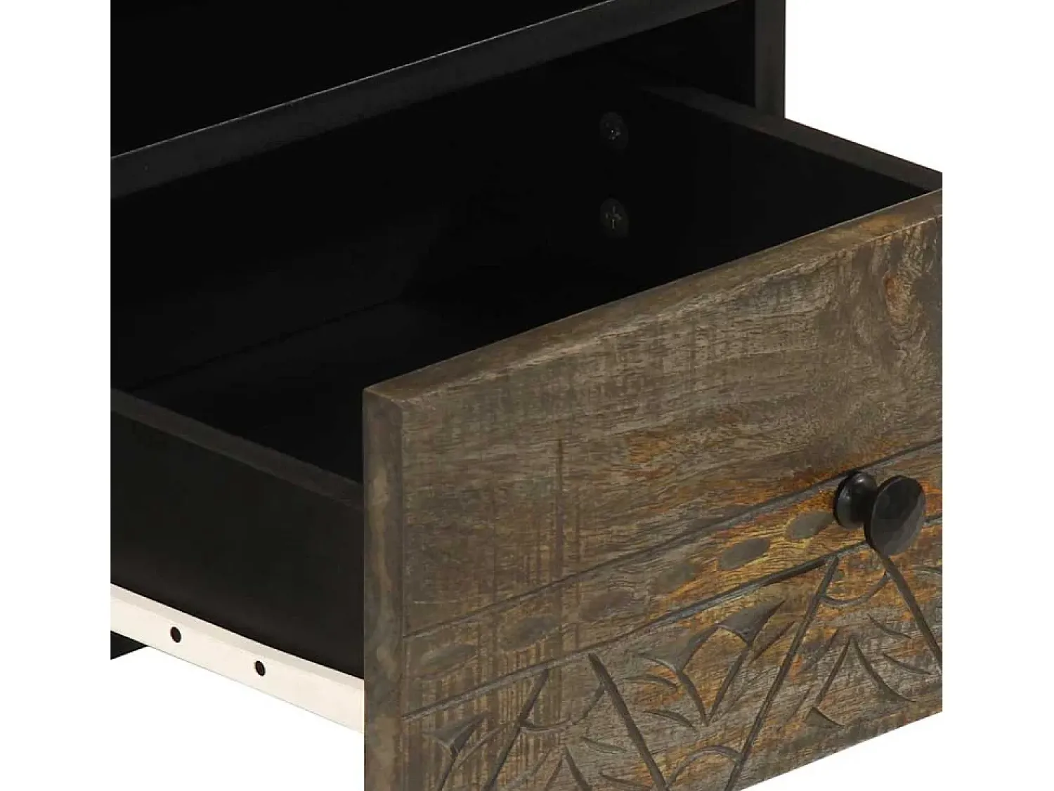 Mesa de centro | Mesa de apoio claro 80x54x40 cm madeira mangueira maciça^ Mesa De Centro