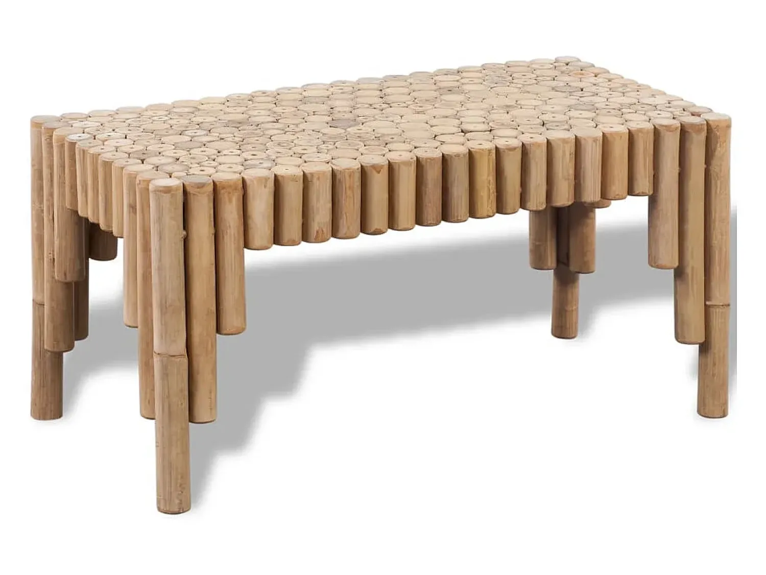Mesa de centro | Mesa de apoio em bambu^ Mesa De Centro