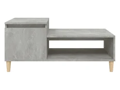 Mesa de centro | Mesa de apoio 100x50x45 cm derivados madeira cimento^ Mesa De Centro