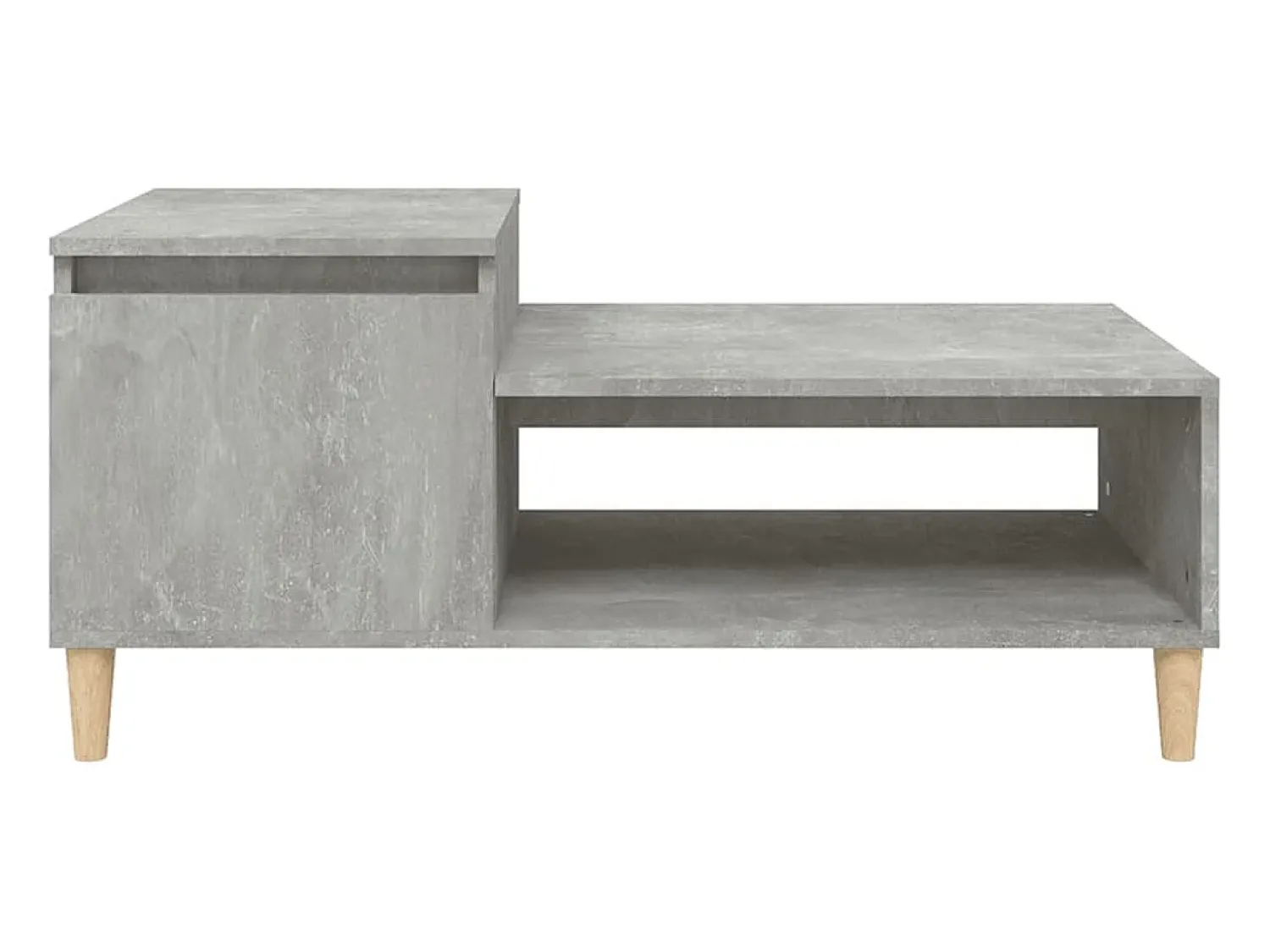 Mesa de centro | Mesa de apoio 100x50x45 cm derivados madeira cimento^ Mesa De Centro