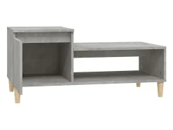 Mesa de centro | Mesa de apoio 100x50x45 cm derivados madeira cimento^ Mesa De Centro