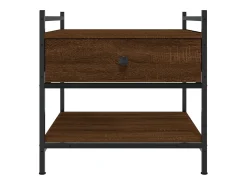 Discount Mesa de centro | Mesa de apoio 50x50x50 cm derivados de madeira carvalho Castanho