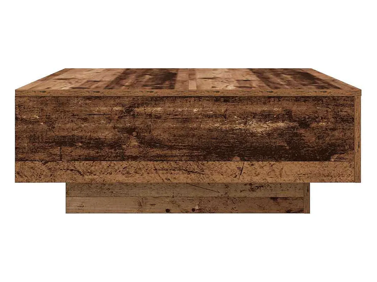 Mesa De Centro* Mesa de centro | Mesa de apoio Madeira antiga Azul 80x80x31 cm Castanho