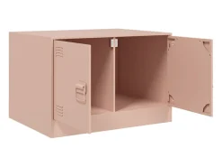 Mesa De Centro| Mesa de centro | Mesa de apoio 67x50x44 cm aço Rosa