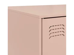Mesa De Centro| Mesa de centro | Mesa de apoio 67x50x44 cm aço Rosa
