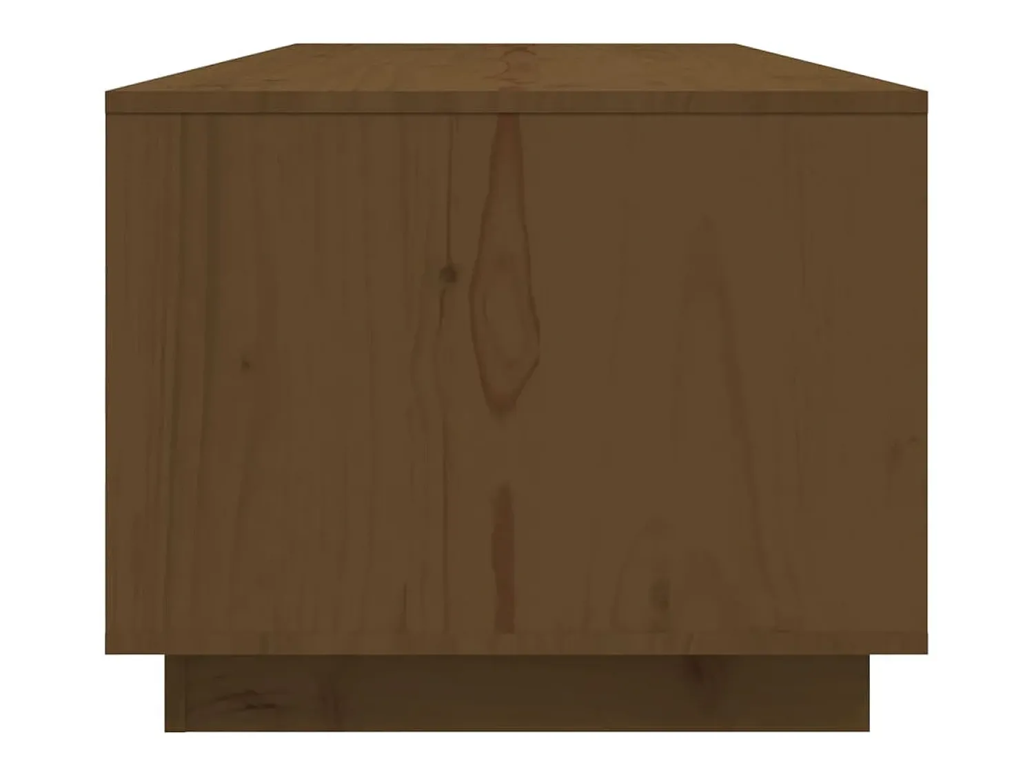New Mesa de centro | Mesa de apoio 110x50x40cm madeira de pinho maciça mel Castanho