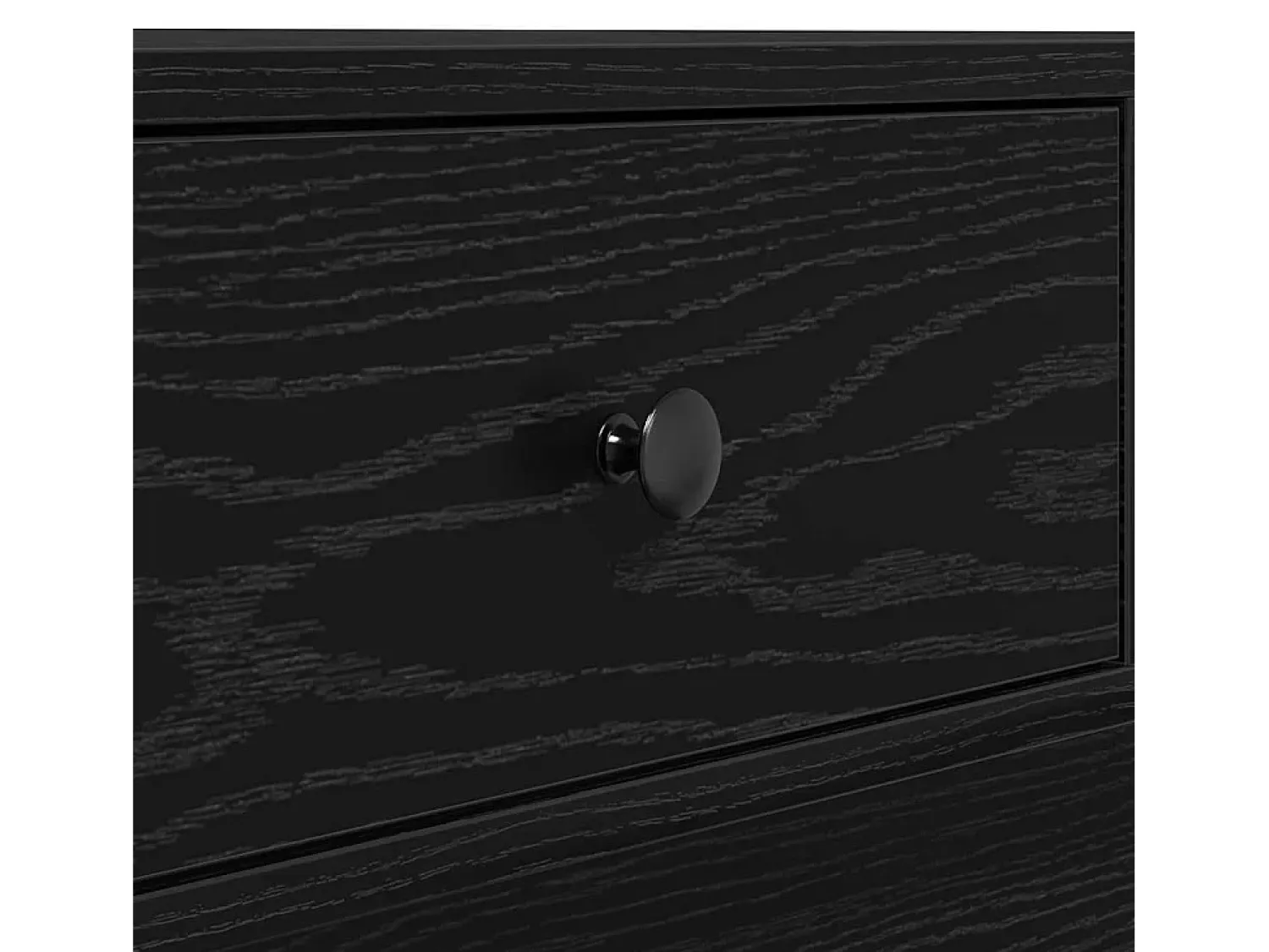 New Mesa de centro | Mesa de apoio Carvalho 90x90x28 cm Preto