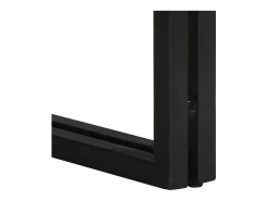 Mesa De Centro| Mesa de centro | Mesa de apoio | Mesa de café 80x80x35 cm madeira de mangueira áspera maciça Castanho