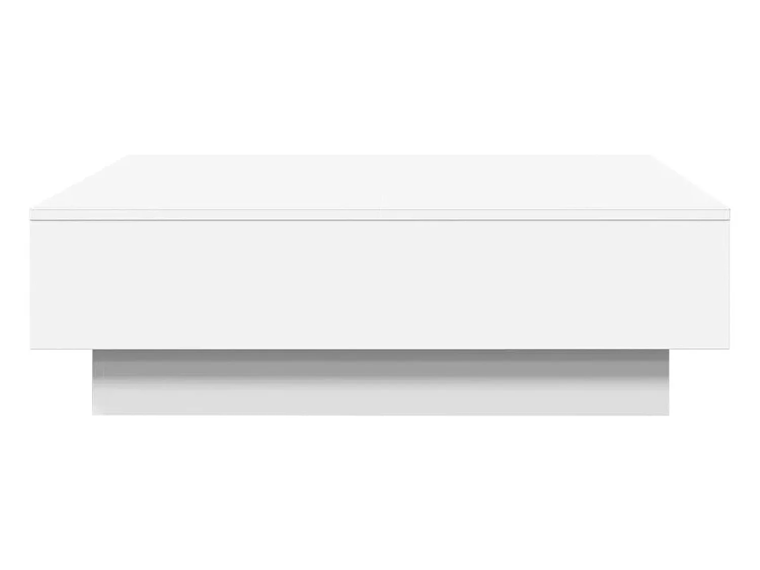 Mesa De Centro| Mesa de centro | Mesa de apoio 90x90x28 cm contraplacado Branco